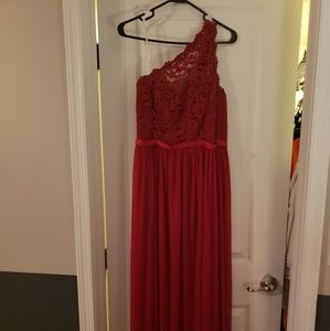 David's Bridal Bridesmaid Dres Size 10